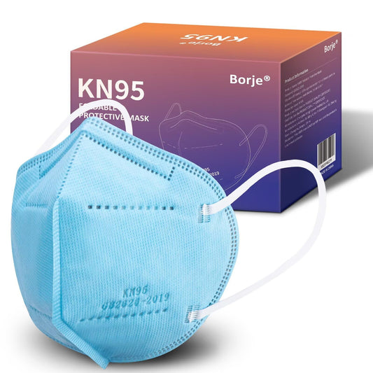 KN95 Face Masks 50 Pcs, 5-Ply Protection Blue KN95 Mask