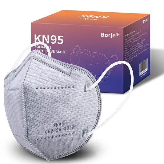 KN95 Face Masks 50 Pcs, 5-Ply Protection Grey KN95 Mask